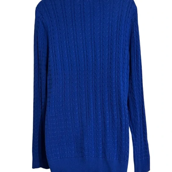 NWT BEAUTIFUL Royal Blue Turtleneck Sweater XLARGE #T - Picture 5 of 11